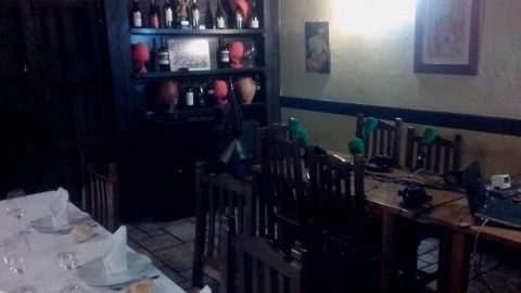 Onda Deportiva en el Restaurante Eg&uuml;es
