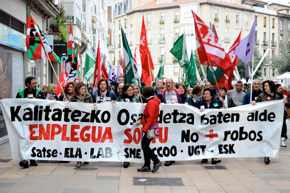 El conflicto entre sindicatos y Dirección de Osakidetza se enquista El conflicto entre sindicatos y Dirección de Osakidetza se enquista