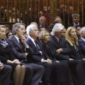 Los hijos de la Duquesa de Alba en el funeral