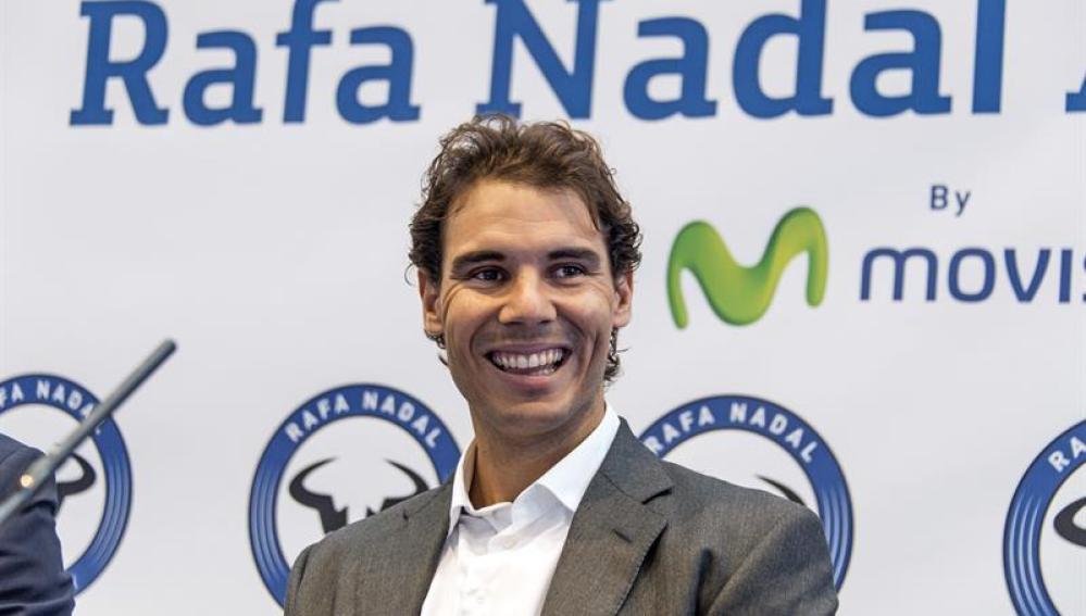 Rafa Nadal presenta su academia de tenis