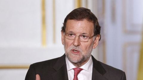 Mariano Rajoy habla ante los medios de comunicaci&oacute;n