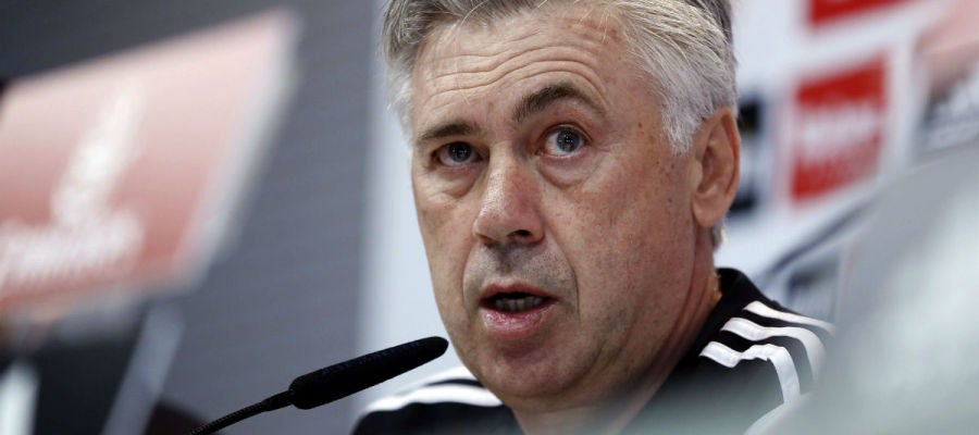 Ancelotti, en rueda de prensa Ancelotti, en rueda de prensa