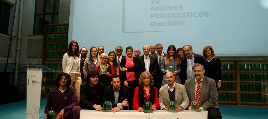 La XV Premios Periodísticos de Ecovidrio premian a Hazte Eco y a Julia Otero La XV Premios Periodísticos de Ecovidrio premian a Hazte Eco y a Julia Otero