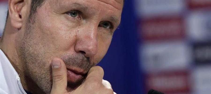Simeone en rueda de prensa Simeone en rueda de prensa