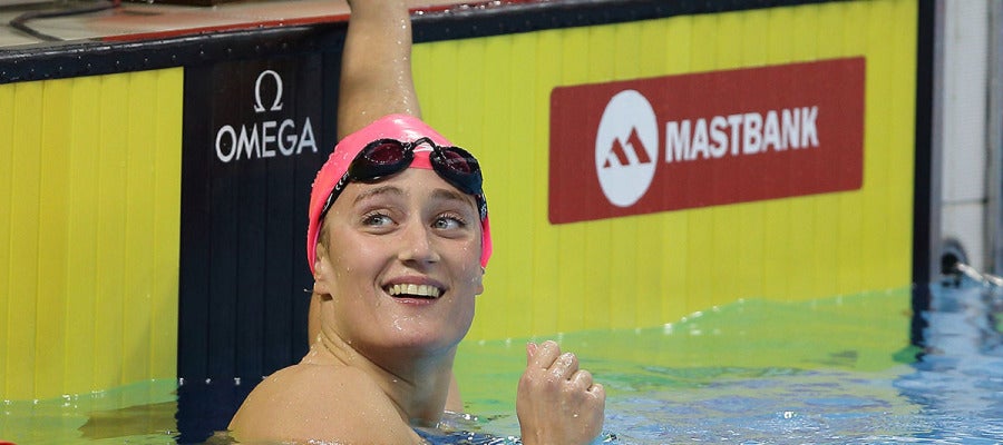 Mireia Belmonte, en los Mundiales de Singapur Mireia Belmonte, en los Mundiales de Singapur