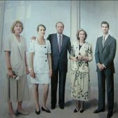 Desvelado por fin el cuadro de 'La Familia de Juan Carlos I' de Antonio López