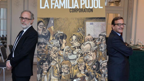 Jos&eacute; Alejandro Vara y Pablo Planas presentan 'La familia Pujol corporation'