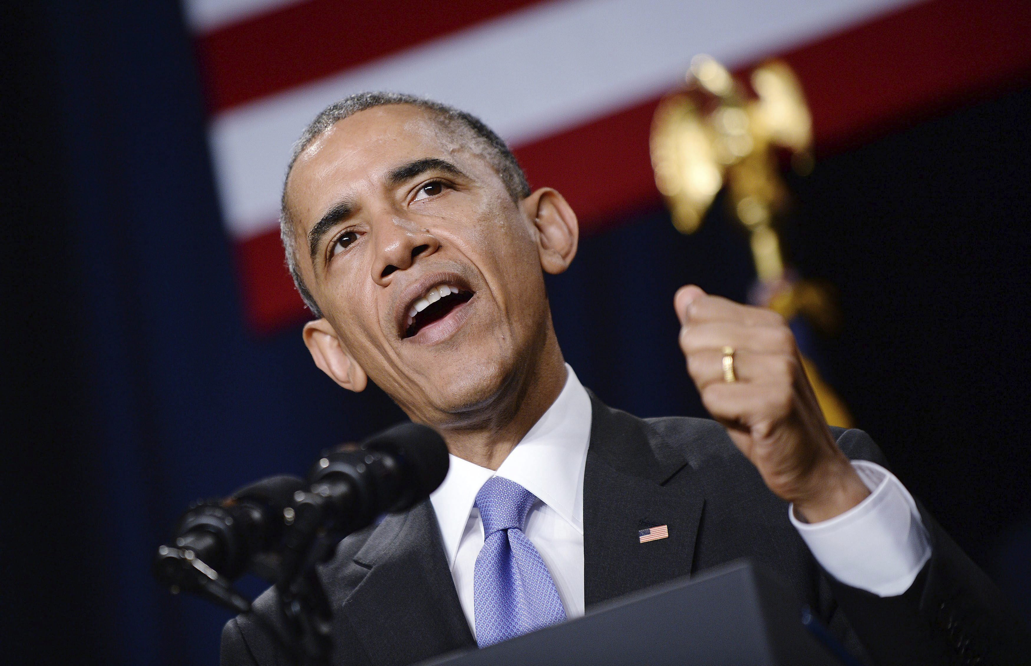 Barack Obama, solo ante el peligro en 2014 Barack Obama, solo ante el peligro en 2014
