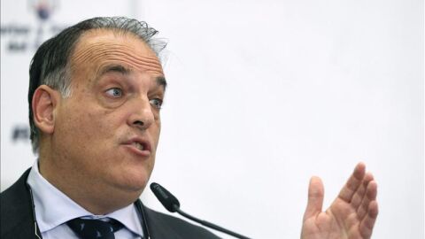 El presidente de la LFP, Javier Tebas