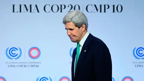 El secretario de Estado de EE.UU, John Kerry, en la Cumbre del Clima, en Lima El secretario de Estado de EE.UU, John Kerry, en la Cumbre del Clima, en Lima