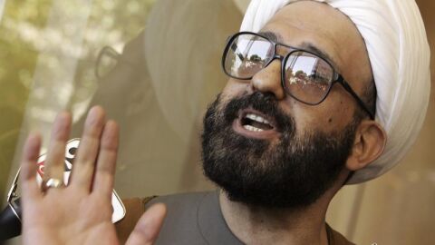 Fotograf&iacute;a facilitada que muestra a Man Haron Monis mientras se dirige a los medios de comunicaci&oacute;n