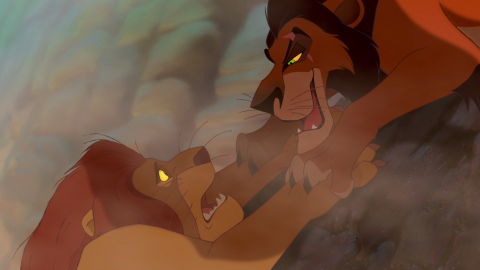 Escena de El Rey Le&oacute;n