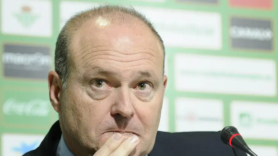Pepe Mel, durante su presentación como nuevo entrenador del Real Betis Pepe Mel, durante su presentación como nuevo entrenador del Real Betis