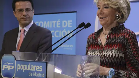 Esperanza Aguirre junto a Javier Fernández Lasquetty Esperanza Aguirre junto a Javier Fernández Lasquetty