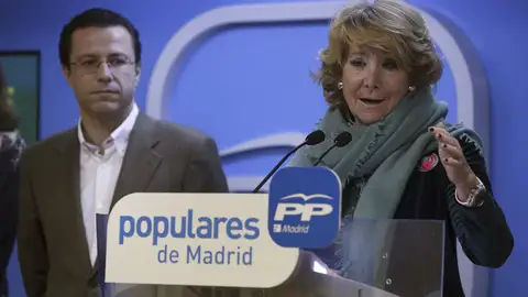 La presidenta del PP en Madrid, Esperanza Aguirre La presidenta del PP en Madrid, Esperanza Aguirre