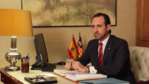 Jos&eacute; Ramon Bauza durante su mensaje de fin de a&ntilde;o.