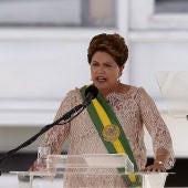 Dilma Roussef en su discurso de investidura
