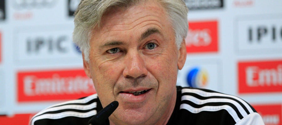 Ancelotti, en rueda de prensa Ancelotti, en rueda de prensa