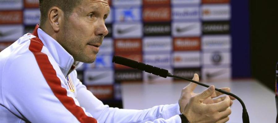 Simeone, ante la prensa Simeone, ante la prensa