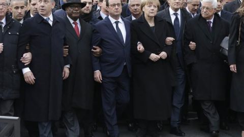 Los l&iacute;deres mundiales, contra el terrorismo