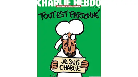 Charlie Hebdo perdona en su portada tras los ataques yihadistas Charlie Hebdo perdona en su portada tras los ataques yihadistas