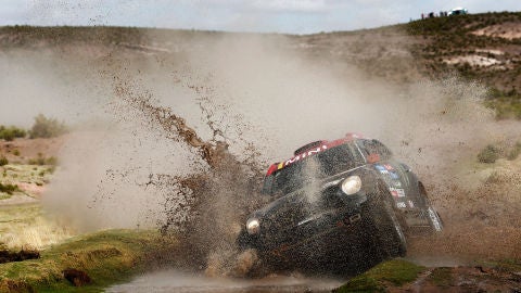 Nani Roma, durante una etapa del Dakar 2015