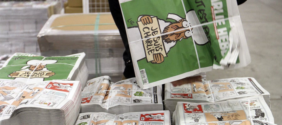 Tirada histórica del nuevo número del Charlie Hebdo Tirada histórica del nuevo número del Charlie Hebdo