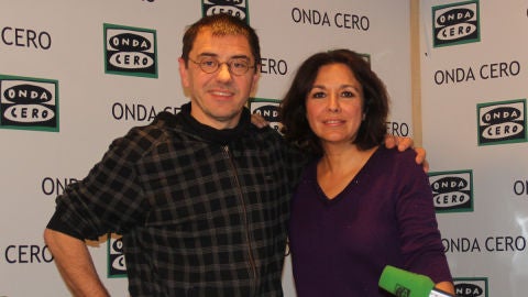 Juan Carlos Monedero e Isabel Gemio