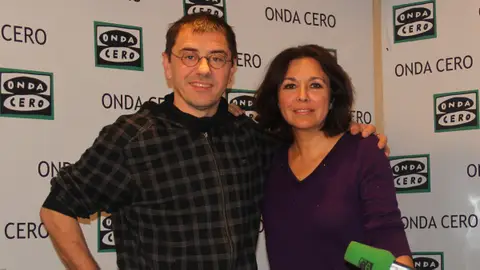 Juan Carlos Monedero e Isabel Gemio Juan Carlos Monedero e Isabel Gemio