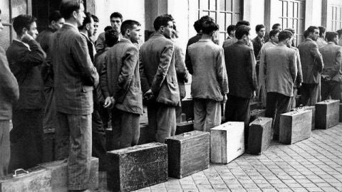 Inmigrantes espa&ntilde;oles en la d&eacute;cada de los 50