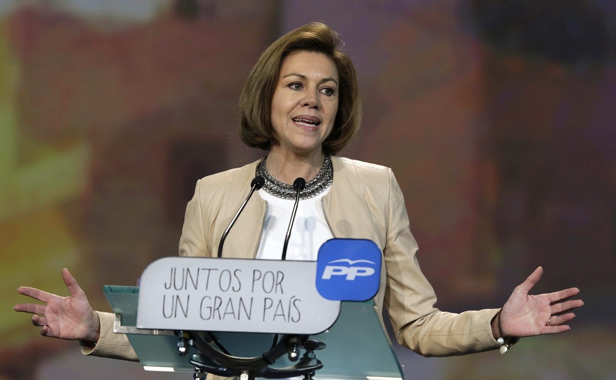 Cospedal no descarta dejar la Secretaría General del PP si gana las autonómicas Cospedal no descarta dejar la Secretaría General del PP si gana las autonómicas