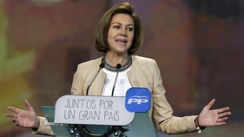 Cospedal: "El Partido Popular siempre est&aacute; y dar&aacute; la batalla por ganar"