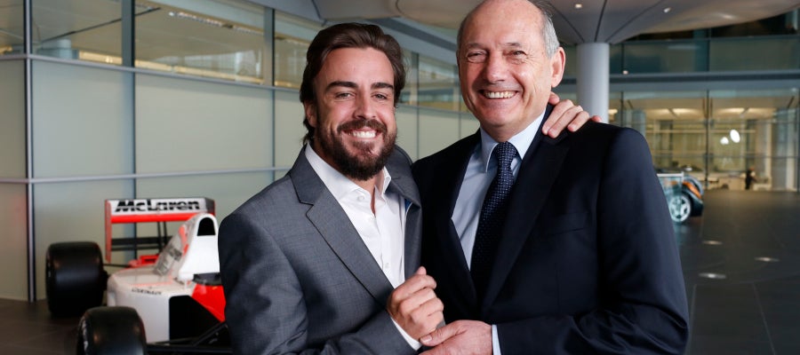 Fernando Alonso y Ron Dennis Fernando Alonso y Ron Dennis
