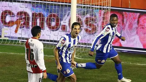 Celso Borges, tras marcar un penalti en Vallecas Celso Borges, tras marcar un penalti en Vallecas