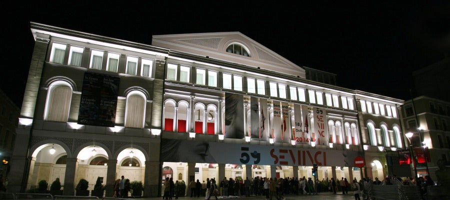 El Teatro Calderón durante la gala de clausura de la 59ª Semana Internacional de Cine de Valladolid El Teatro Calderón durante la gala de clausura de la 59ª Semana Internacional de Cine de Valladolid