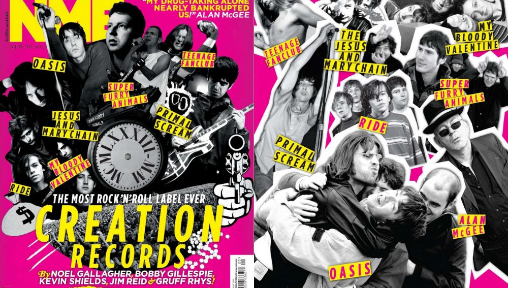 Creation Records en la portada de NME