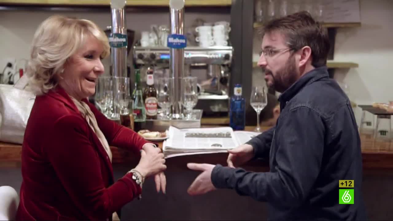 La tele con Monegal: Un adelanto de la entrevista de Jordi Évole con Esperanza Aguirre La tele con Monegal: Un adelanto de la entrevista de Jordi Évole con Esperanza Aguirre