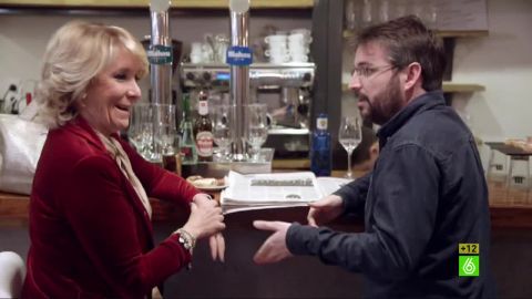 Esperanza Aguirre y Jordi &Eacute;vole
