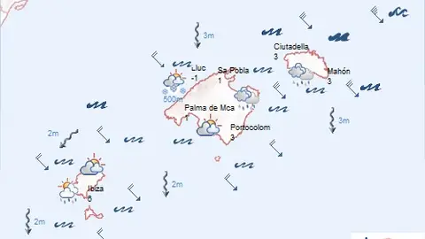 Previsión meteorológica Baleares Previsión meteorológica Baleares