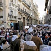 Manifestación en Valencia para reclamar que la Ley de Dependencia se aplique