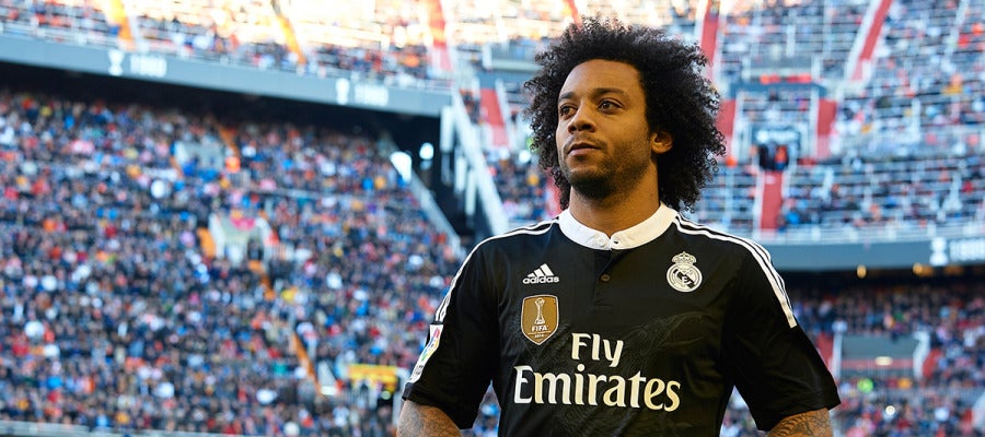 Marcelo, en un partido con el Real Madrid Marcelo, en un partido con el Real Madrid