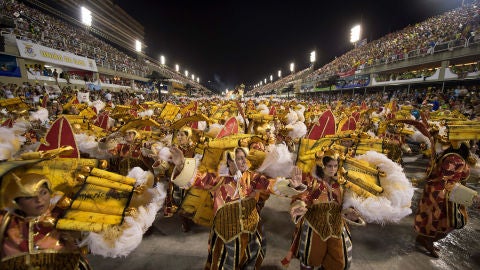 Samb&oacute;dromo durante el Carnaval de R&iacute;o de Janeiro