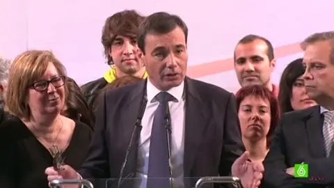Tomás Gómez, tras su destitución Tomás Gómez, tras su destitución
