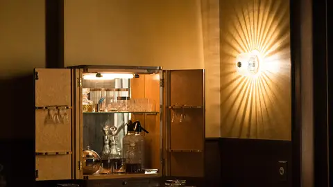 El mueble bar de 'Velvet' El mueble bar de 'Velvet'