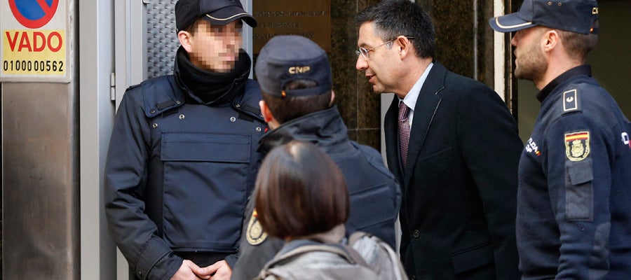 Bartomeu, a su salida de la Audiencia Nacional Bartomeu, a su salida de la Audiencia Nacional
