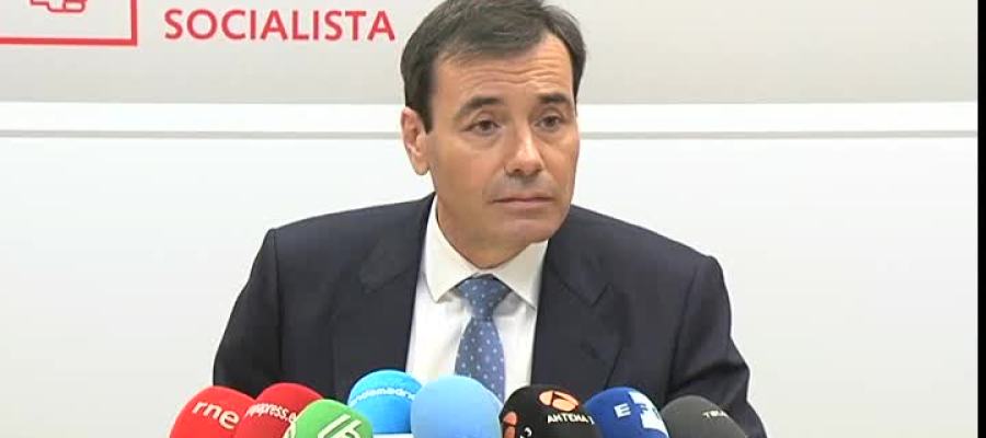Tomás Gómez en rueda de prensa Tomás Gómez en rueda de prensa
