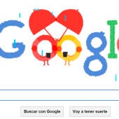 Doodle de Google por San Valentín