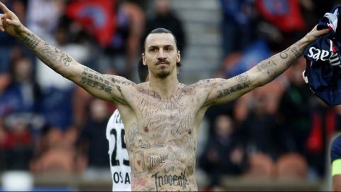 Los tatuajes contra el hambre de Zlatan Ibrahimovic