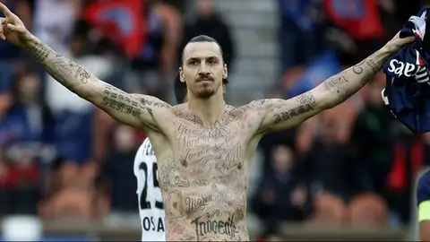 Los tatuajes contra el hambre de Zlatan Ibrahimovic Los tatuajes contra el hambre de Zlatan Ibrahimovic