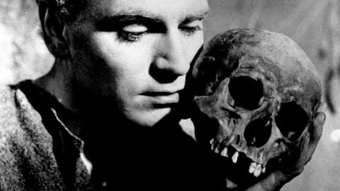 Laurence Olivier en 'Hamlet'